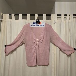 #372 top with button design